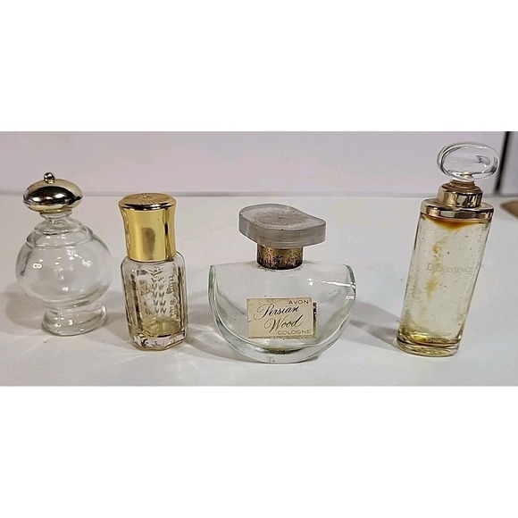 Vintage Large Lot Empty Perfume Parfum Bottles Various Designer Scents - Picture 11 of 12